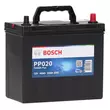 Kép 1/4 - Bosch Power Plus 45Ah jobb+ (vékony sarus) 0092PP0200 akkumulátor