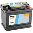 Kép 1/4 - EXIDE Excell 62Ah jobb+ EB620 akkumulátor