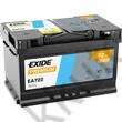 Kép 1/4 - EXIDE Premium 72Ah jobb+ EA722 akkumulátor