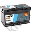 Kép 1/4 - EXIDE Start-Stop 80Ah jobb+ EL800 akkumulátor