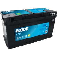 EXIDE AGM 96Ah jobb+ EK960 akkumulátor EXIDE AGM 96Ah jobb+ EK960 akkumulátor