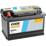 EXIDE Excell 74Ah bal+ EB741 akkumulátor