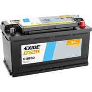 EXIDE Excell 95Ah jobb+ EB950 akkumulátor