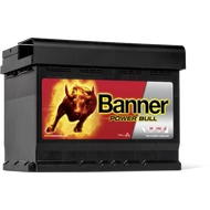 Banner Power Bull 62Ah jobb+ P6219 akkumulátor