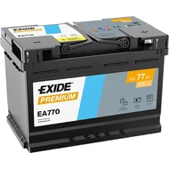 EXIDE Premium 77Ah jobb+ EA770 akkumulátor