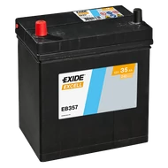 Exide Excell 35Ah bal+ vékony sarus akkumulátor EB357 Exide Excell 35Ah bal+ vékony sarus akkumulátor EB357