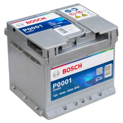 Bosch Power Line P0001 44 Ah jobb+ 0092P00010 akkumulátor
