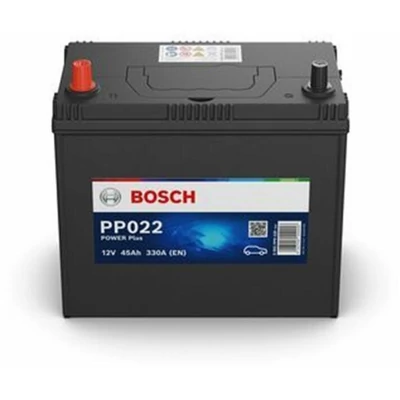 Bosch Power Plus 45Ah bal+ (vékony sarus) 0092PP0220 akkumulátor