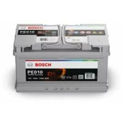 Bosch Power EFB 75 Ah jobb+ 0092PE0100 akkumulátor