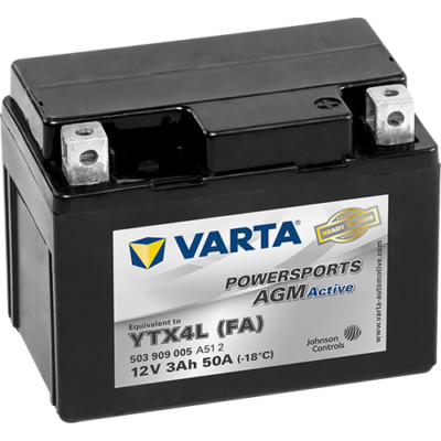 Varta Powersports AGM Active 3 Ah YTX4L-4 akkumulátor