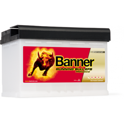 Banner Running Bull EFB PRO 75 Ah jobb+ 57511 akkumulátor