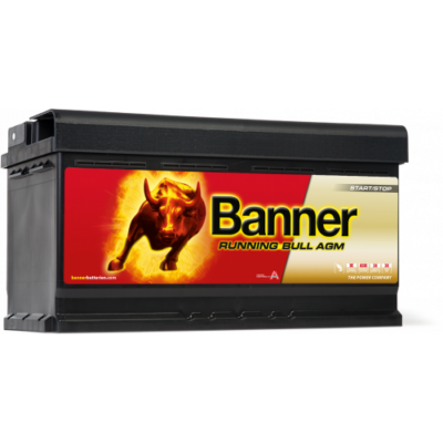 Banner Running Bull AGM 80Ah jobb+ 58001 akkumulátor