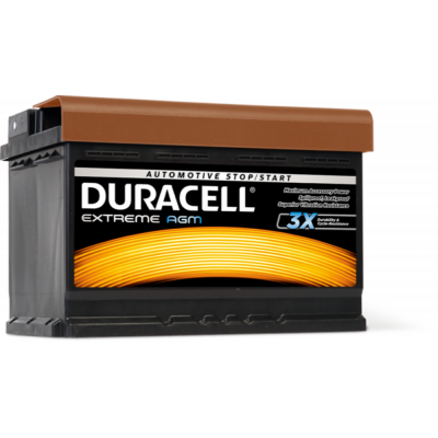 Duracell Extreme AGM 70Ah Jobb+ DE70AGM akkumulátor