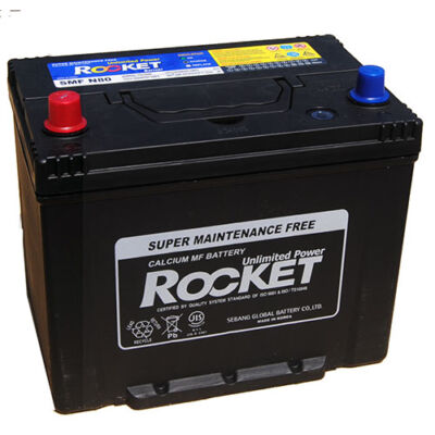 Rocket 80Ah bal+ SMF N80 akkumulátor