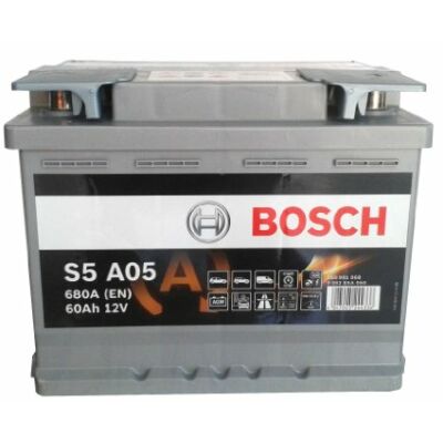 Bosch S5 60Ah AGM 0092S5A050 akkumulátor