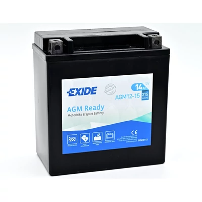 Exide 12V 14Ah AGM bal+ AGM12-15 akkumulátor
