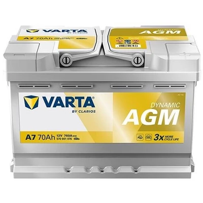 Varta Dynamic AGM 70Ah jobb+ 570901076K262 akkumulátor