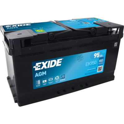 EXIDE AGM 95 Ah jobb+ EK950 akkumulátor