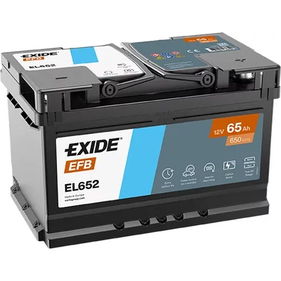 EXIDE Start-Stop 65Ah jobb+ EL652 akkumulátor