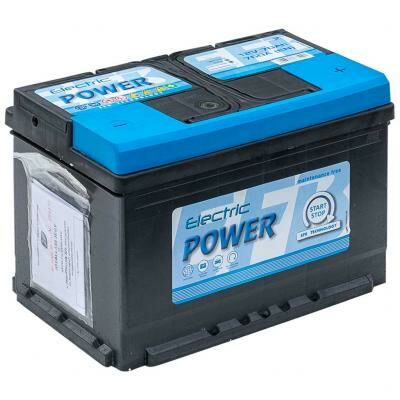 Electric Power 70 Ah Start-Stop EFB jobb + akkumulátor