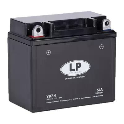 Landport 12V 7Ah AGM+SLA bal+ ( YB7-4 ) akkumulátor