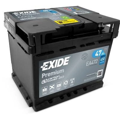 EXIDE Premium 47Ah jobb+ EA472 akkumulátor