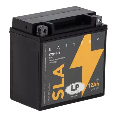 Landport 12V 12Ah AGM+SLA jobb+ ( YTX14-3/LTX14-3 ) akkumulátor