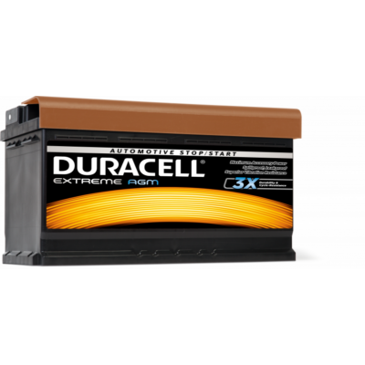 Duracell Extreme AGM 92 AH Jobb+  DE92AGM akkumulátor