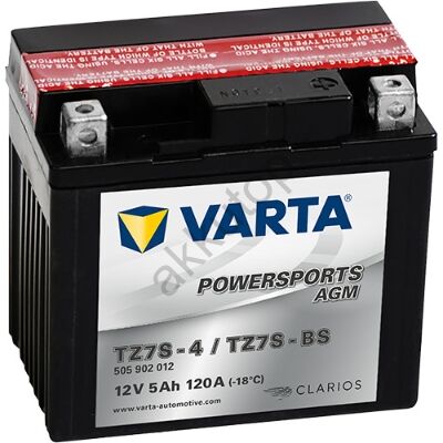 Varta Powersports AGM 5Ah TZ7S-4/TZ7S-BS akkumulátor 505902012I314