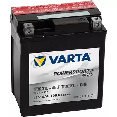 Varta Powersports AGM 6Ah TX7L-4/TX7L-BS akkumulátor 506014010I314