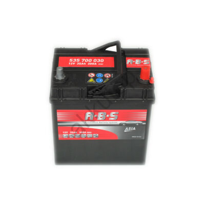 ABS Asia 35Ah jobb+ akkumulátor vékony sarus 535700030