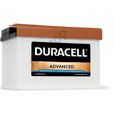 Duracell Advanced 77 Ah jobb+ DA77H akkumulátor