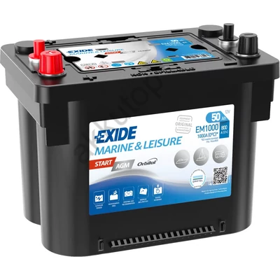 EXIDE Maxxima 50Ah bal+ EM1000 akkumulátor
