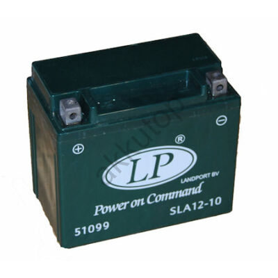 Landport 12V 10 Ah AGM+SLA bal+ ( YTX12-4, SLA 12-10 ) akkumulátor