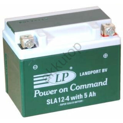 Landport 12V 5 Ah AGM+SLA jobb+ ( SLA 12-4W5, SLA12-4S ) akkumulátor