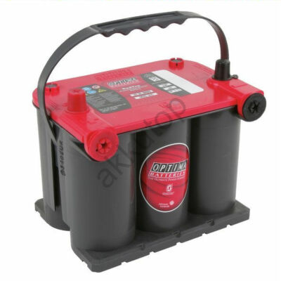 Optima Red Top 44Ah bal+ (normál és oldalcsatlakozó) spirálcellás akkumulátor