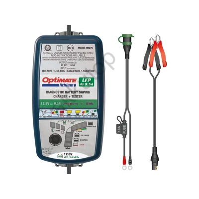 Akkutöltő+tápforrás OptiMATE Lithium 4S 12V/9,5A LiFePO4