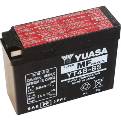 YUASA 12V 2,3Ah YT4B-BS bal+ AGM akkumulátor