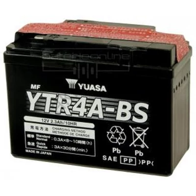 YUASA 12V 2,3Ah YTR4A-BS bal+ AGM akkumulátor