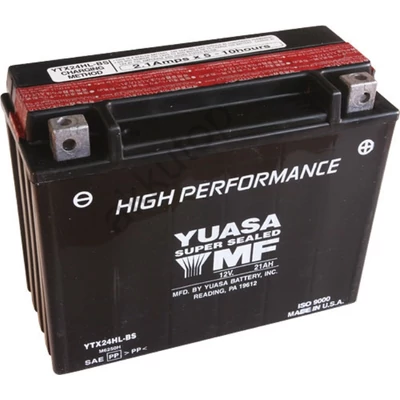 YUASA 12V 21Ah YTX24HL-BS jobb+ AGM akkumulátor
