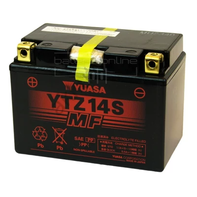 YUASA 12V 11,2Ah YTZ14S bal+ akkumulátor